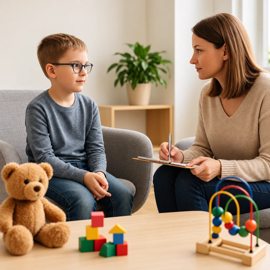 Psychologická starostlivosť – rozhovor odborníčky s dieťaťom